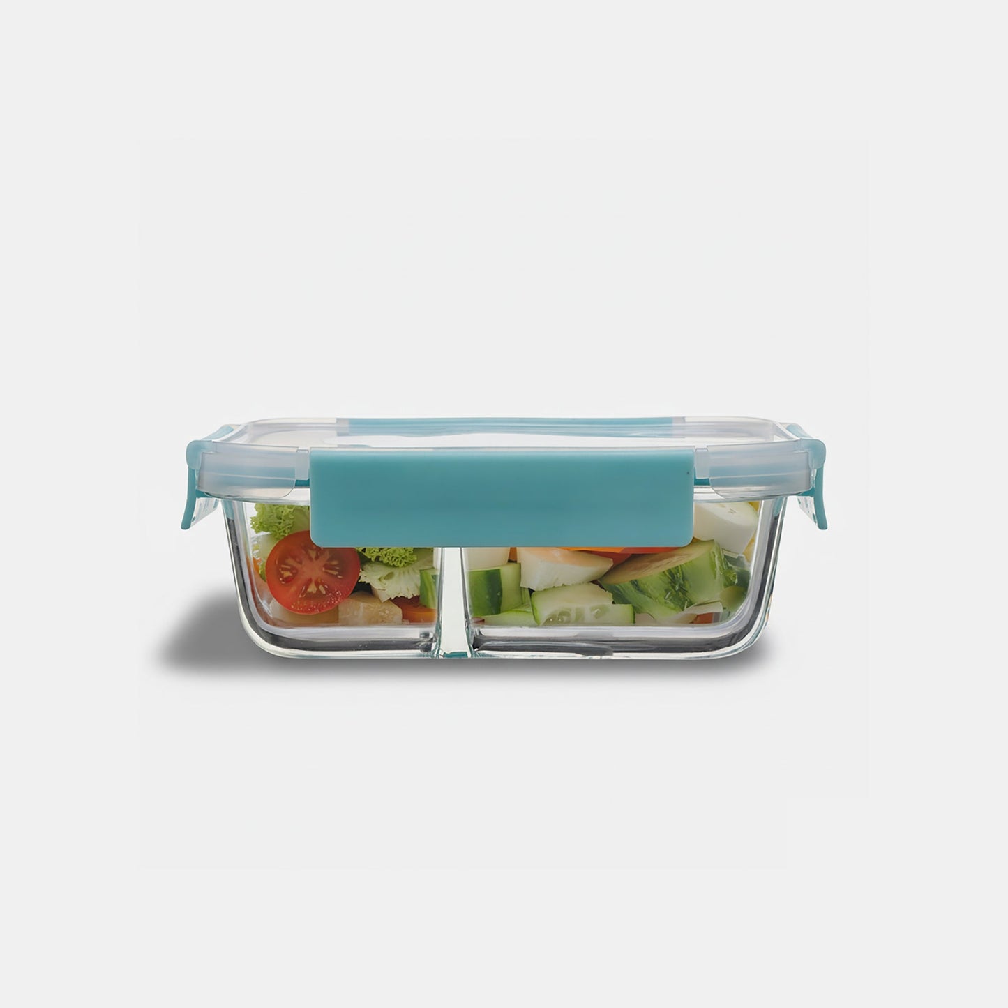 2 Divided Glass Bento Box