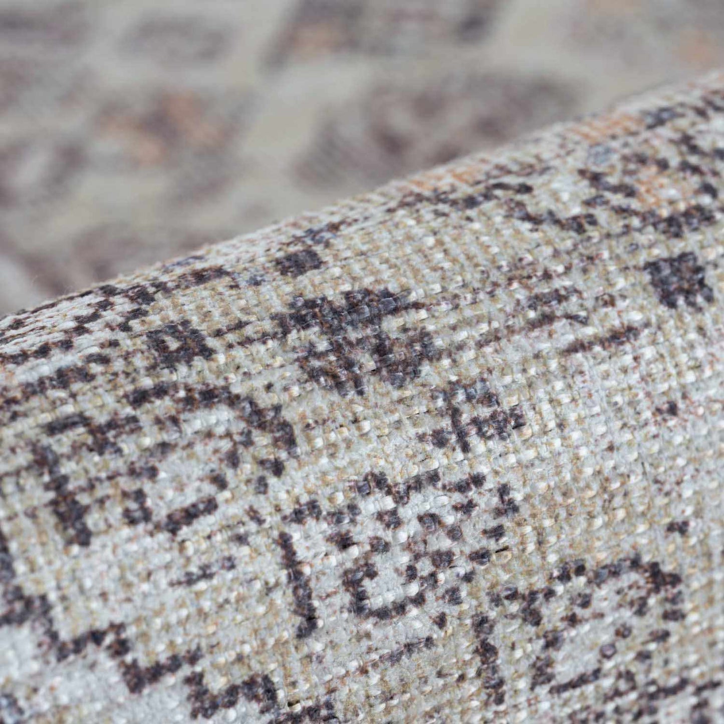 Barny Tan Washable Area Rug