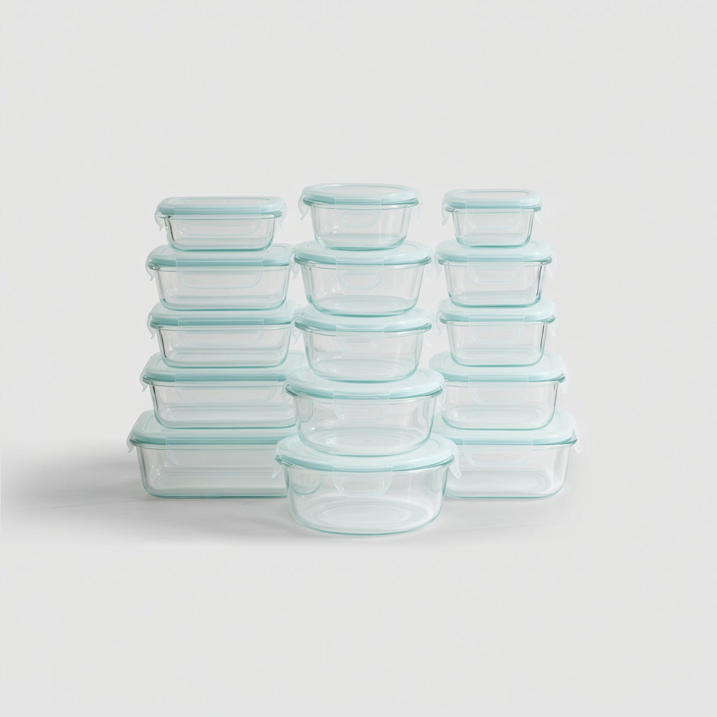 15 Container Borosilicate Glass Set