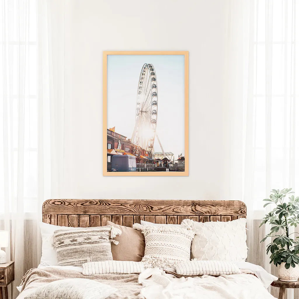 Ferris Wheel Wall Decor. Summer Beach Style