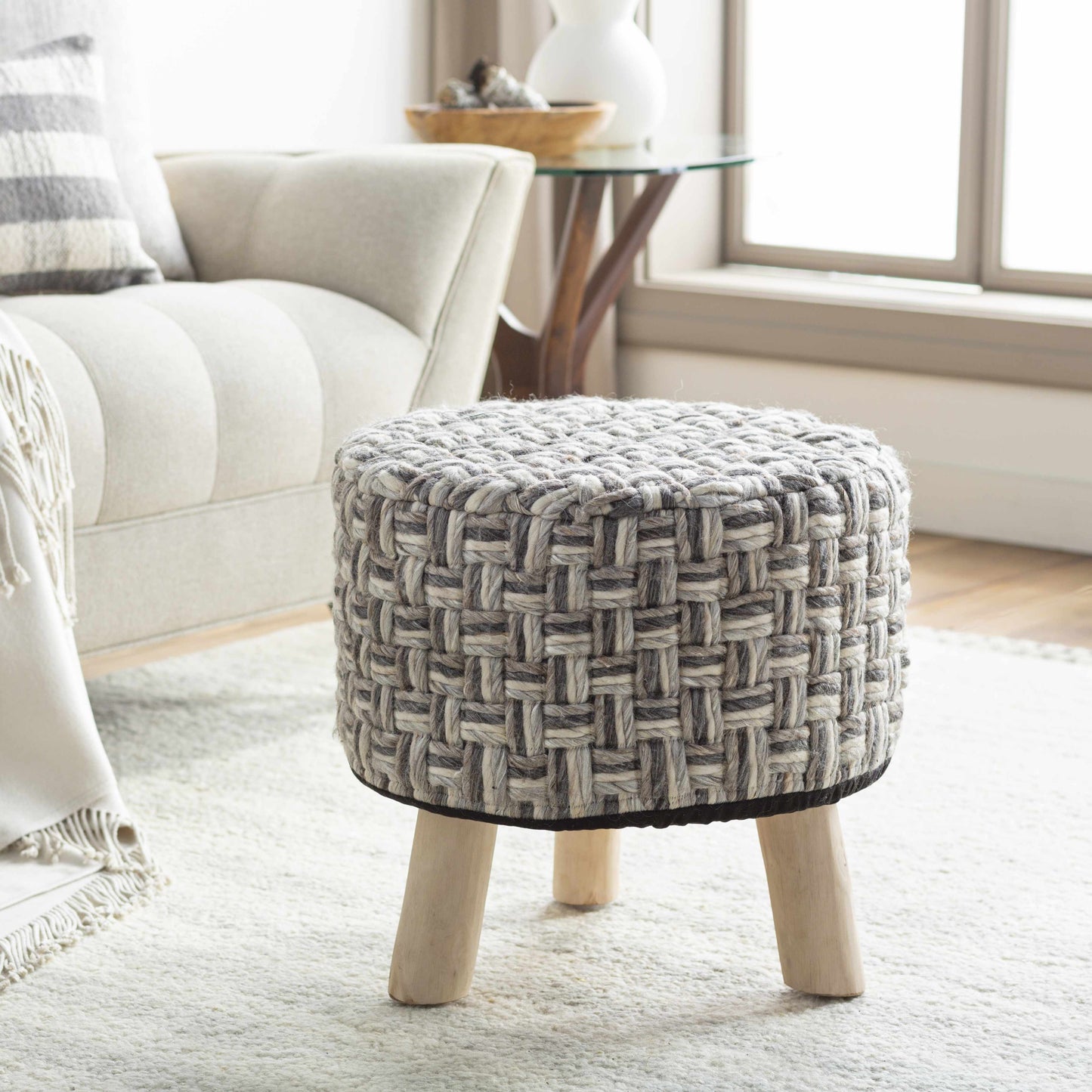 Banos Stool Ottoman - Clearance